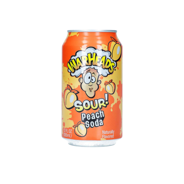 Warheads Sour! Peach Soda USA 355ml