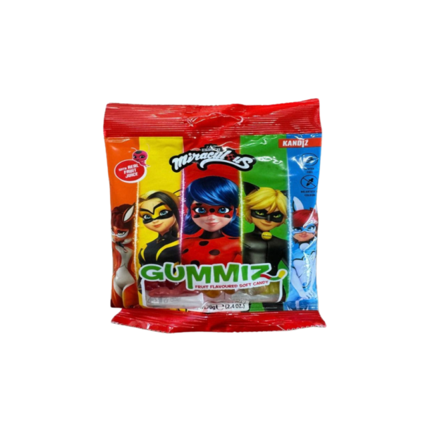 Miraculous Gummiz Worms  70g (Halal)